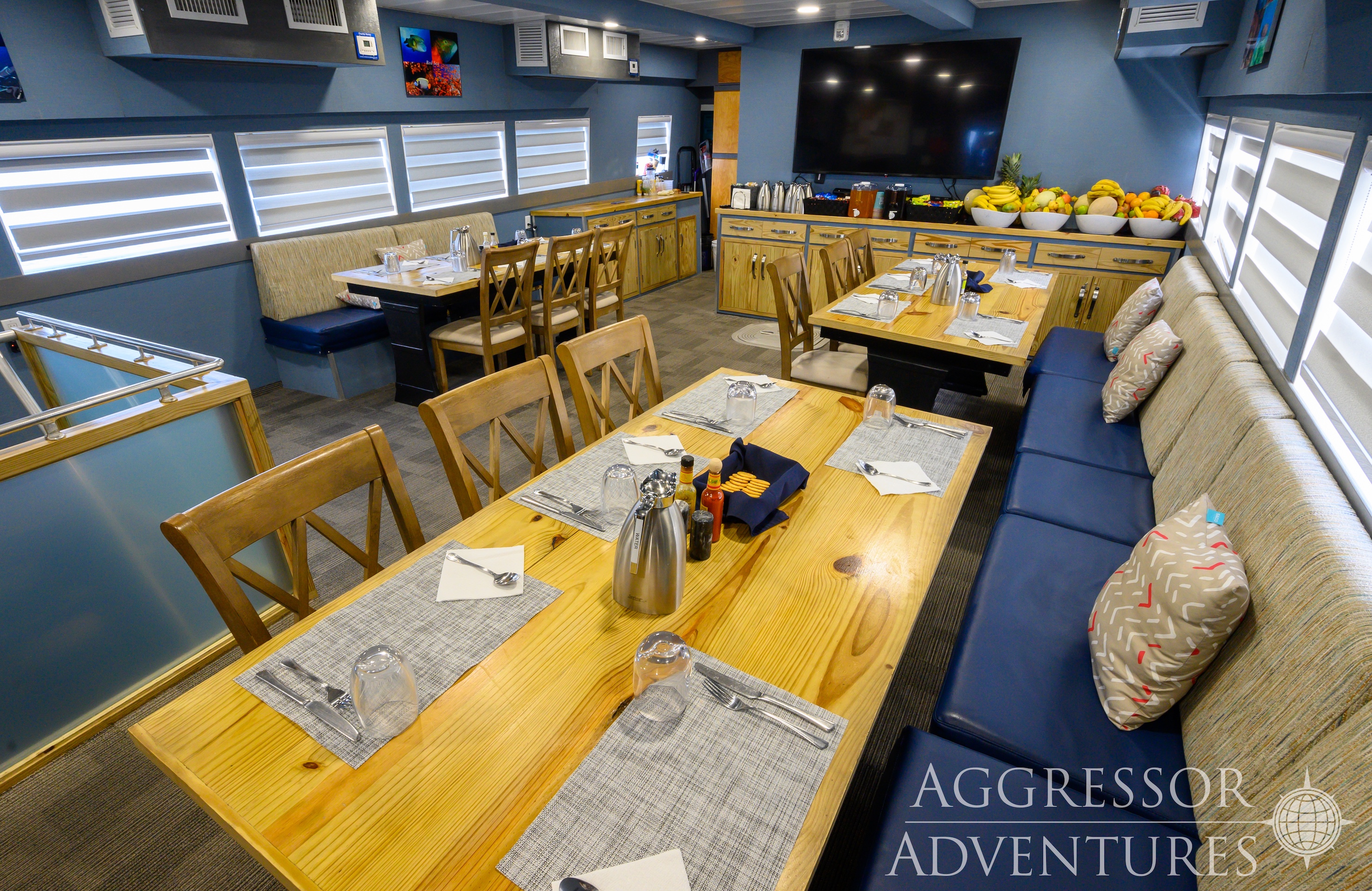 delicious meals prepared by the yacht's chef aboard Cayman Aggressor IV